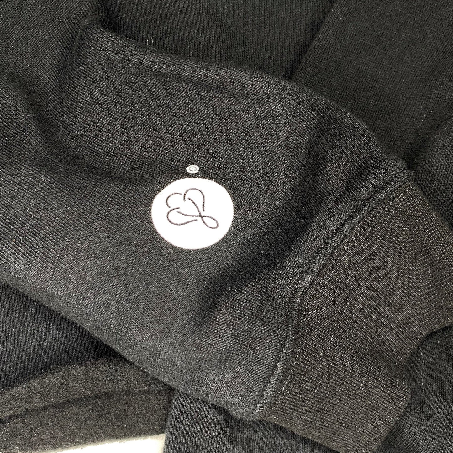 Big Lovie Hoodie Crop Sweatshirt | Black