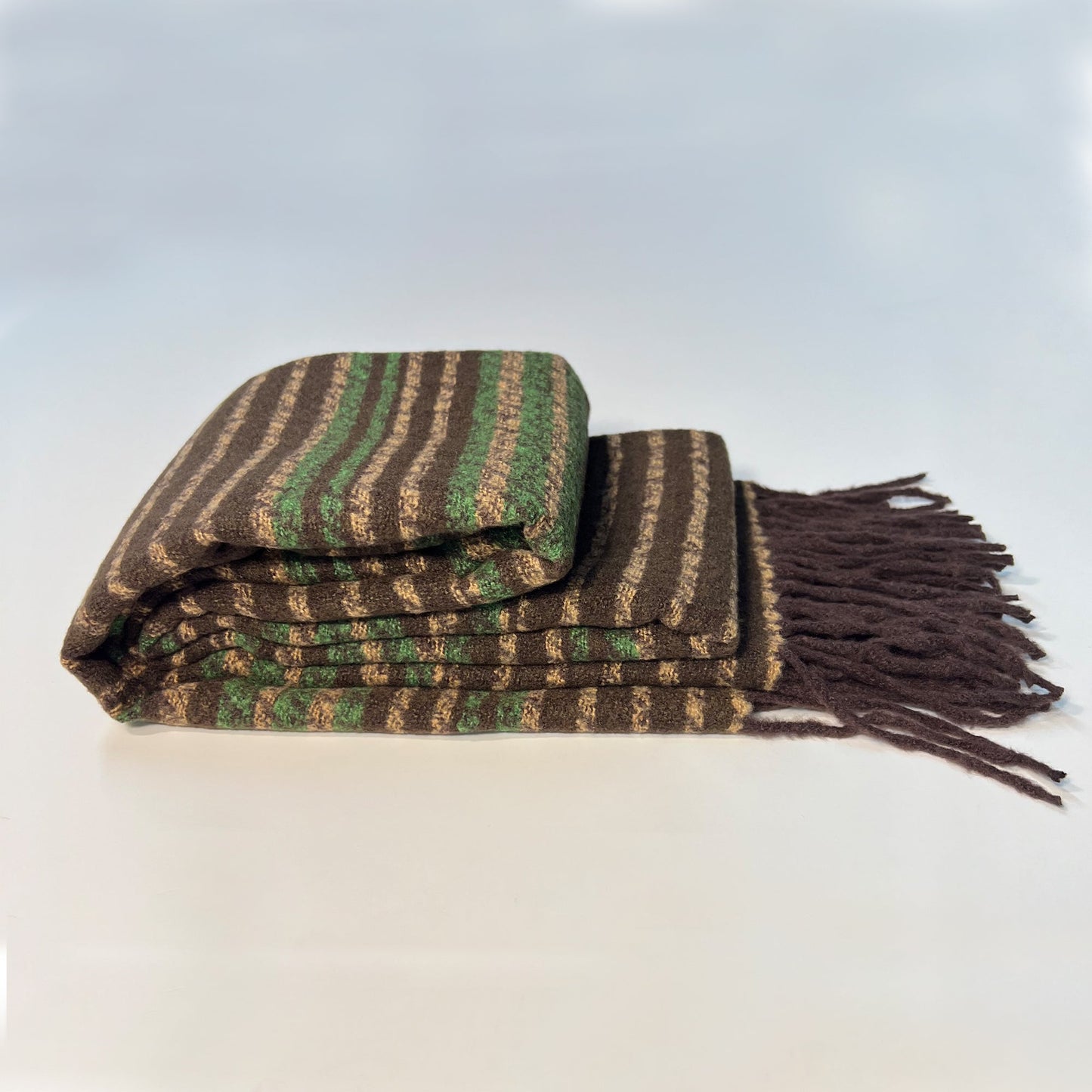 Brown Green Scarf - Casual Fit Clothes