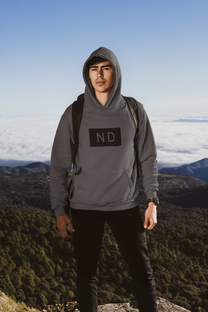 Mens Street Style ND Hooded Sweatshirt - Casual Fit Clothes