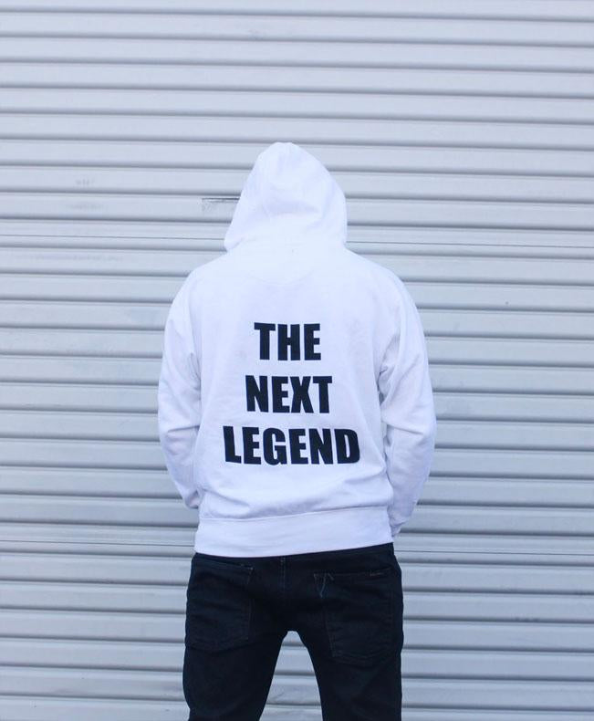 Mens White Hoodie - Casual Fit Clothes