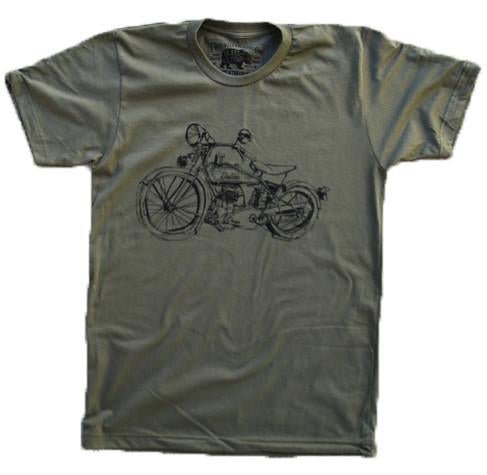 1929 Indian Motorcycle Army - Casual Fit Clothes