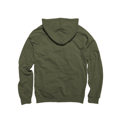 Unisex Heathered Full Zip Hood