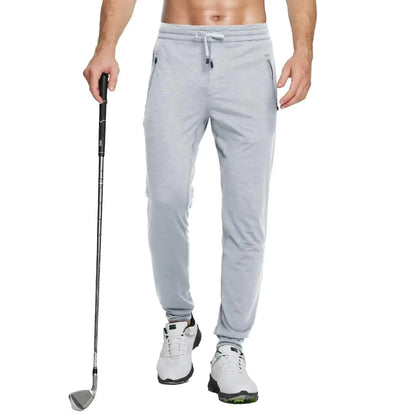 M MAELREG Joggers for Men Athletic Tapered Track Pants Mens Sweatpants with Zipper Pockets Training Running Workout