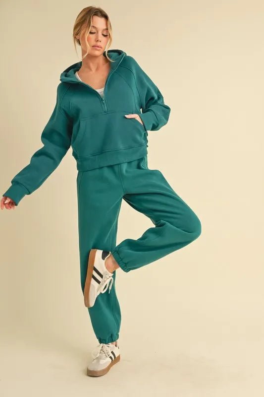 Aemi+Co Drawstring Elastic Waist Joggers - Casual Fit Clothes