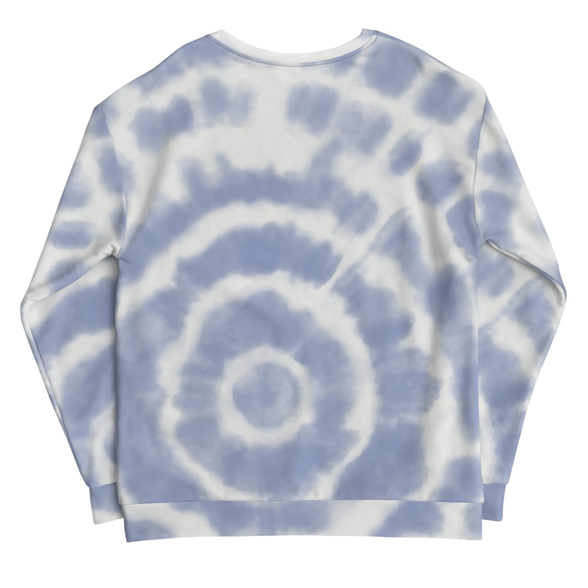 Blue Tie - Dye Vibe Tropical Sweatshirt - Casual Fit Clothes