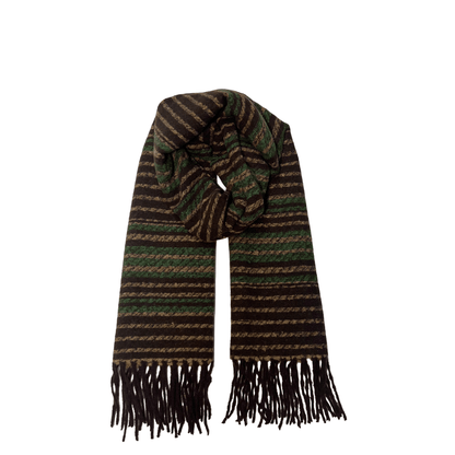Brown Green Scarf - Casual Fit Clothes