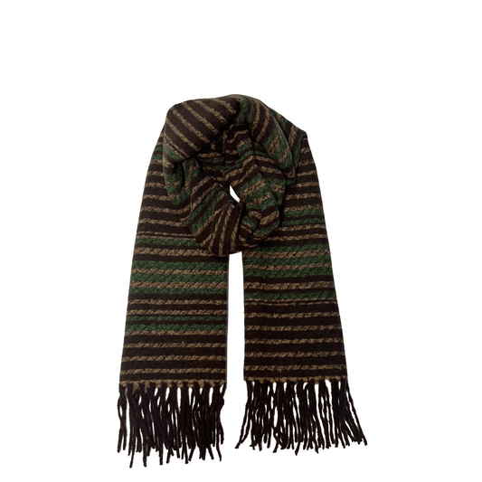 Brown Green Scarf - Casual Fit Clothes