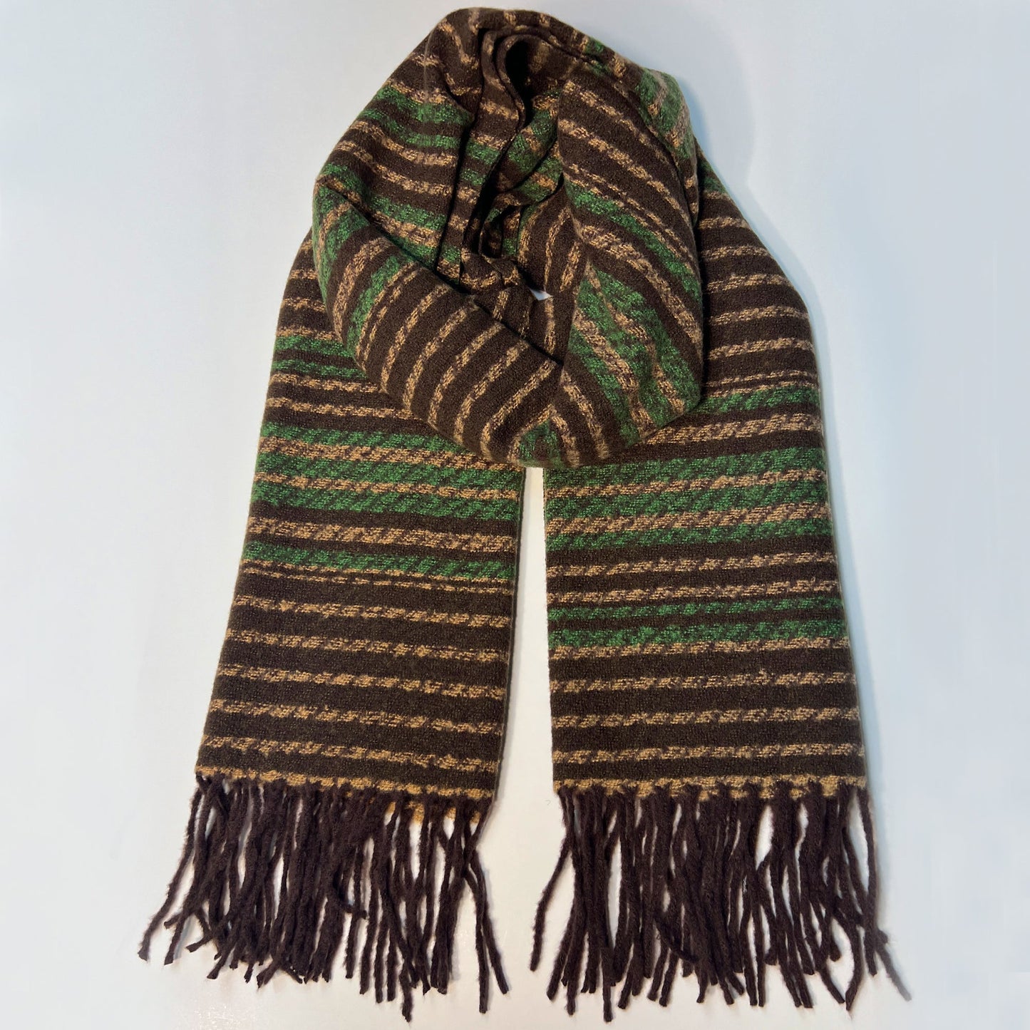 Brown Green Scarf - Casual Fit Clothes