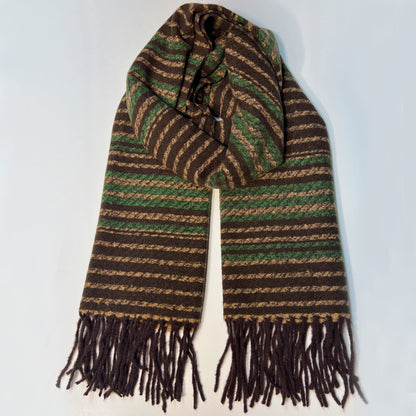Brown Green Scarf - Casual Fit Clothes
