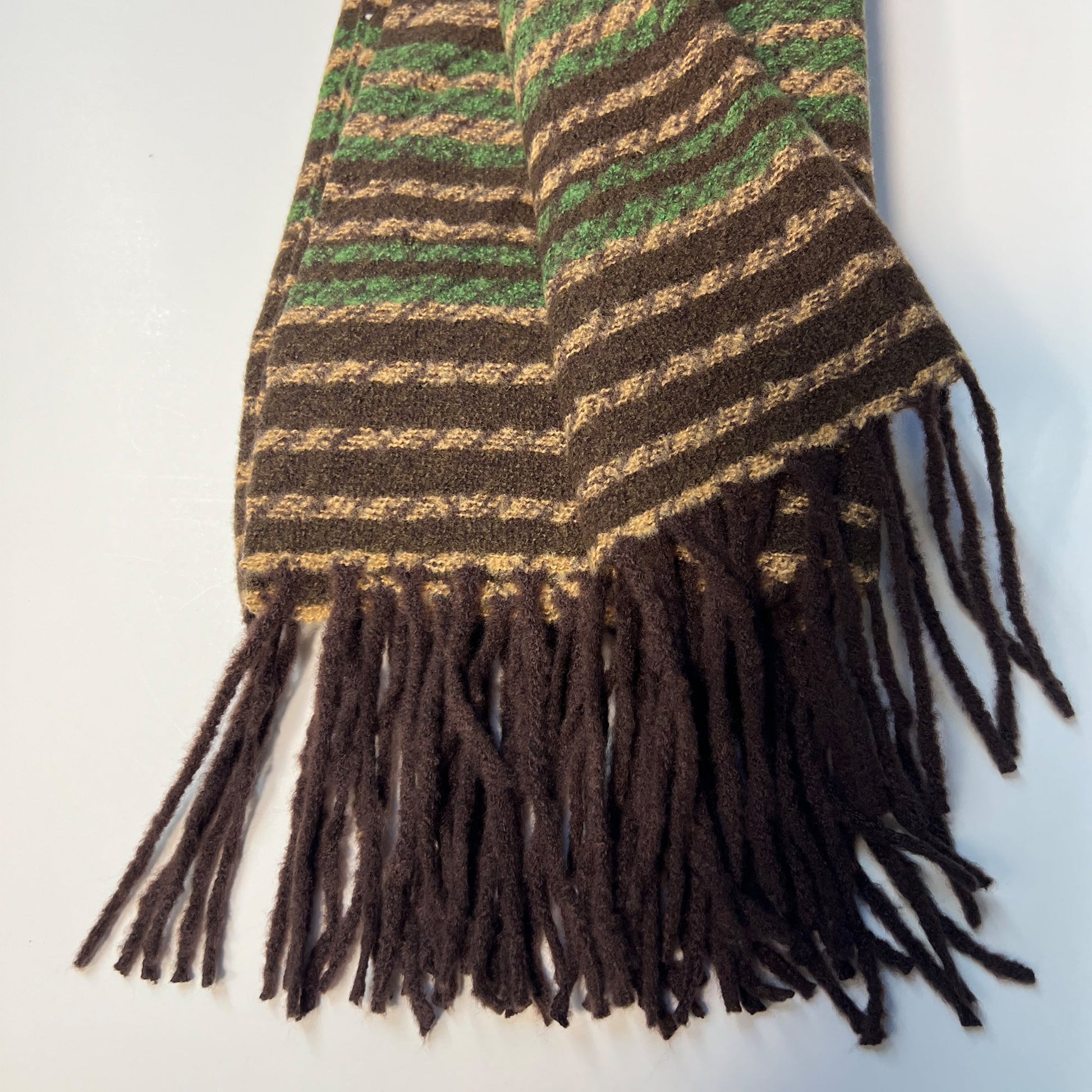 Brown Green Scarf - Casual Fit Clothes