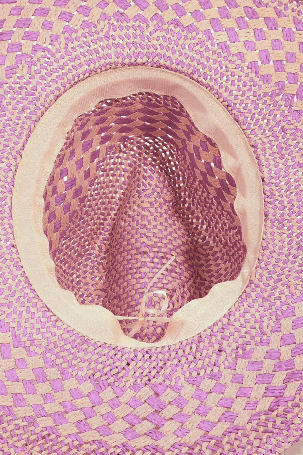 Fame Checkered Straw Weave Sun Hat - Casual Fit Clothes