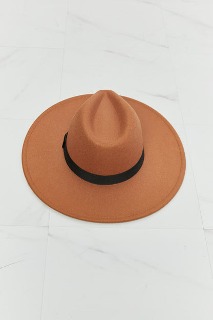 Fame Enjoy The Simple Things Fedora Hat - Casual Fit Clothes