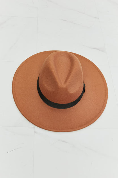 Fame Enjoy The Simple Things Fedora Hat - Casual Fit Clothes