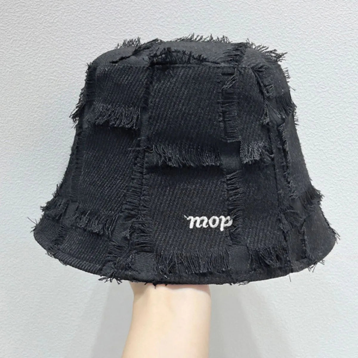 Frayed Edge Bucket Hat - Casual Fit Clothes