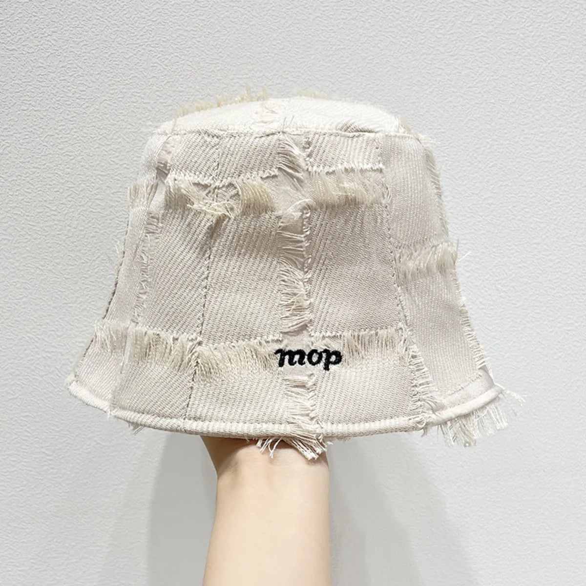 Frayed Edge Bucket Hat - Casual Fit Clothes
