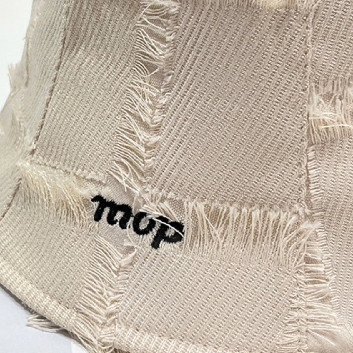 Frayed Edge Bucket Hat - Casual Fit Clothes