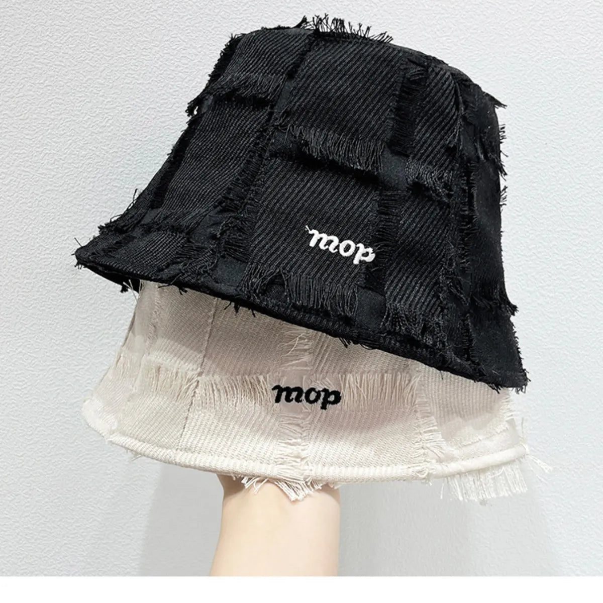 Frayed Edge Bucket Hat - Casual Fit Clothes