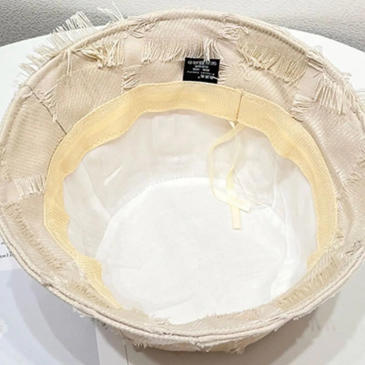 Frayed Edge Bucket Hat - Casual Fit Clothes