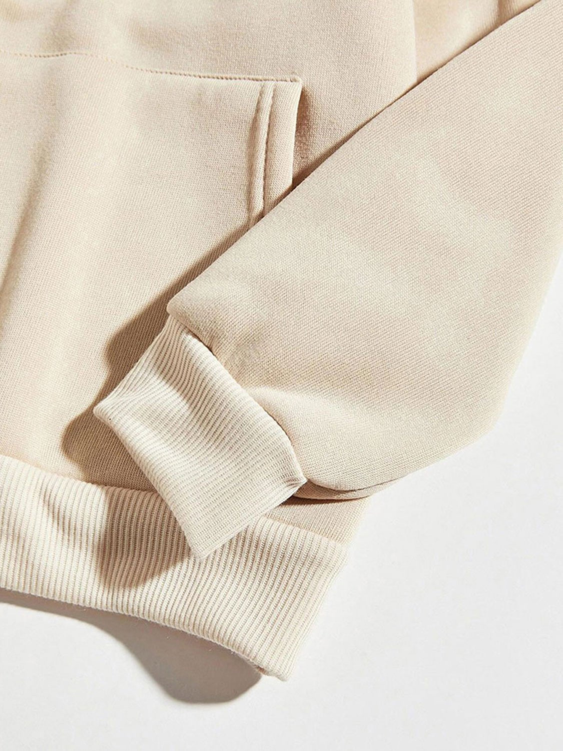 Graphic Drawstring Hoodie with Pocket - Casual Fit Clothes