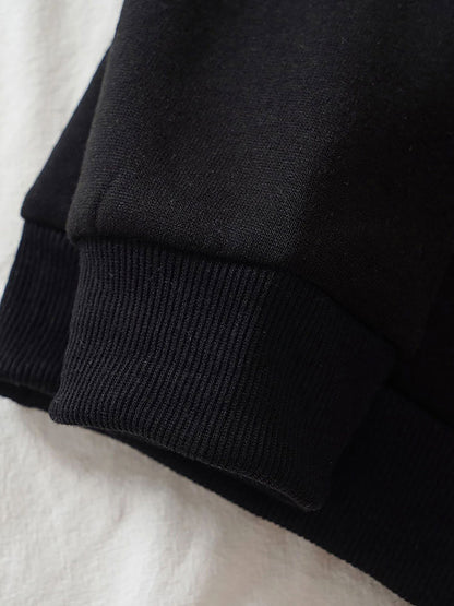 Graphic Drawstring Hoodie with Pocket - Casual Fit Clothes