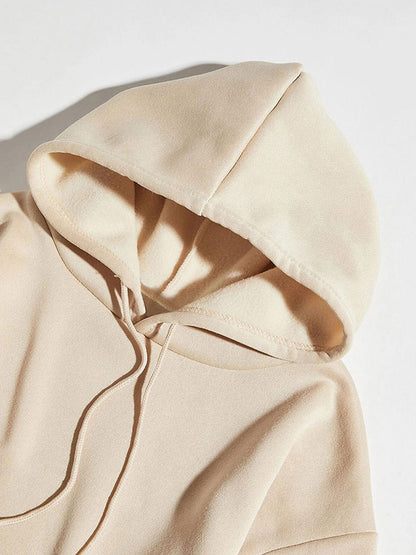 Graphic Drawstring Hoodie with Pocket - Casual Fit Clothes