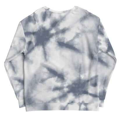 Grey Tie - Dye Vibe Tropical Sweatshirt - Casual Fit Clothes