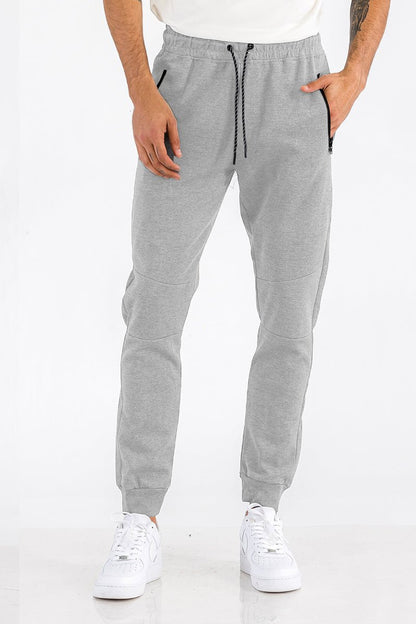 HEATHERED COTTON SWEATS - Casual Fit Clothes