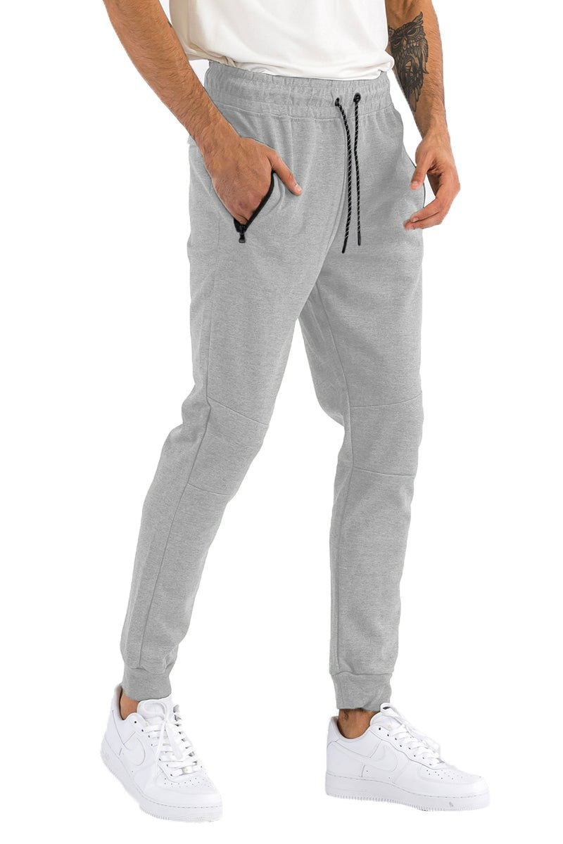 HEATHERED COTTON SWEATS - Casual Fit Clothes