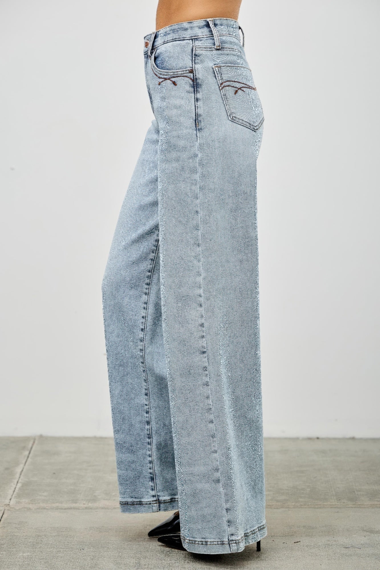 High Rise Wide Leg - Casual Fit Clothes