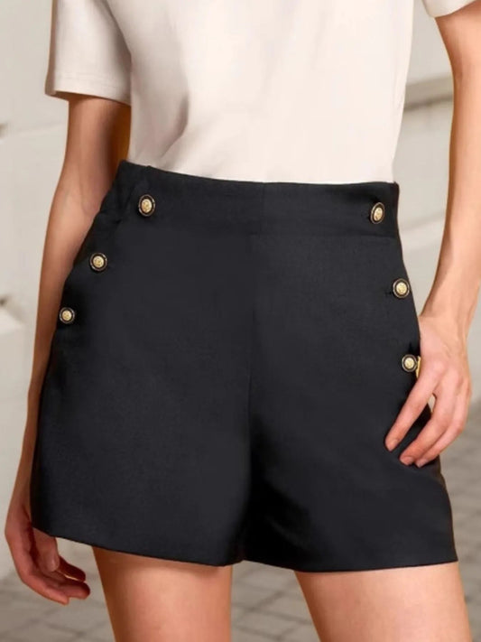High - Waisted Shorts - Casual Fit Clothes