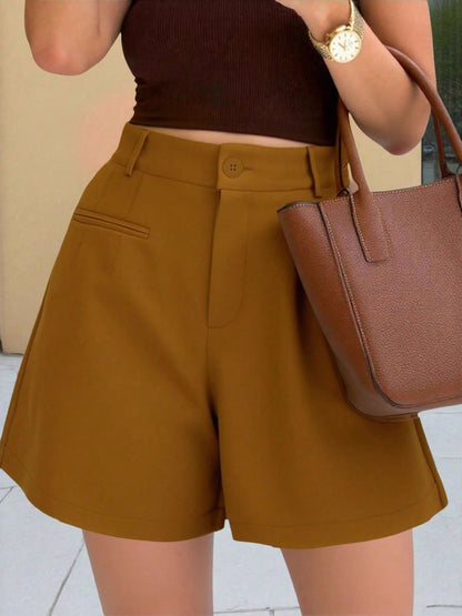 High - Waisted Shorts - Casual Fit Clothes