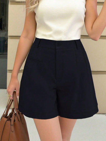High - Waisted Shorts - Casual Fit Clothes