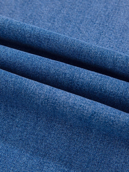 High - Waisted Wide Leg Flare Jeans - Casual Fit Clothes