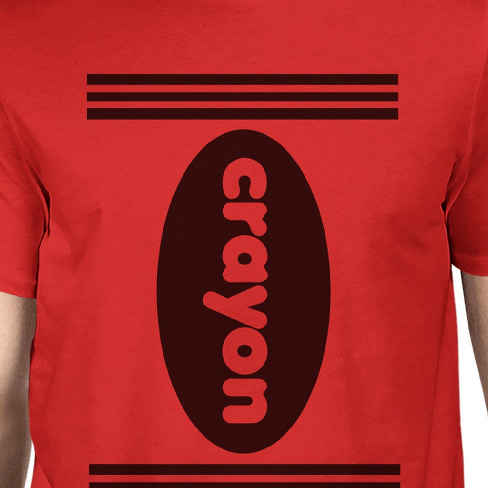 Crayon Mens Red Shirt