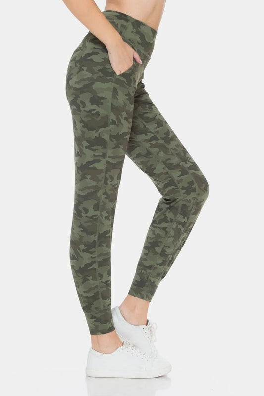 Leggings Depot Camouflage High Waist Leggings - Casual Fit Clothes