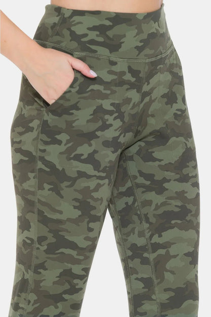 Leggings Depot Camouflage High Waist Leggings - Casual Fit Clothes