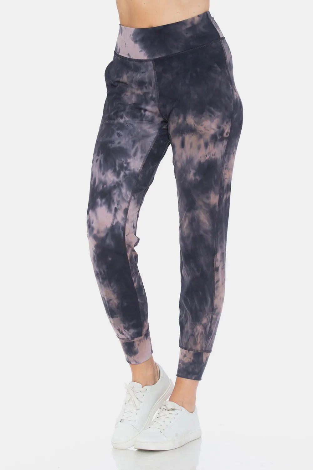 Leggings Depot Tie - Dye High Waist Cropped Leggings - Casual Fit Clothes
