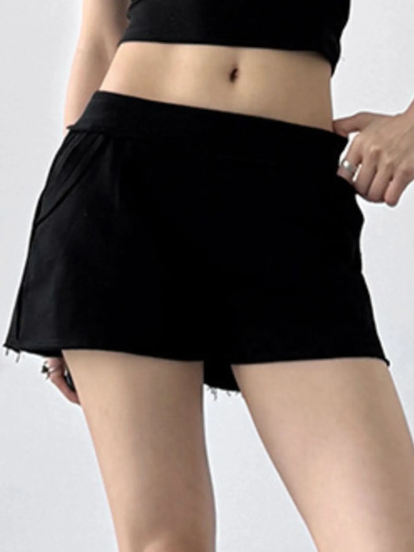 Letter Back Shorts - Casual Fit Clothes