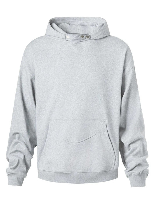 Men's Long Sleeve Hoodie with Pocket - Casual Fit Clothes
