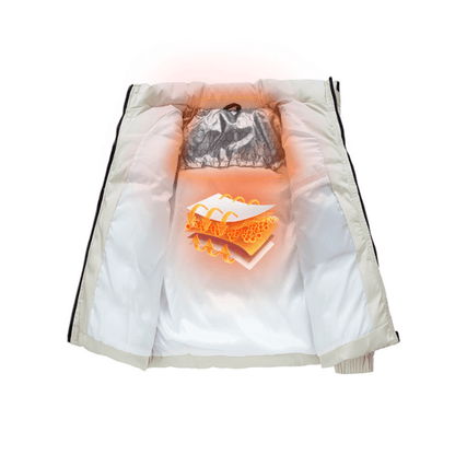 Mens Stand Collar Puffer Jacket - Casual Fit Clothes