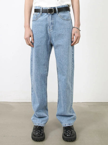 Men's Straight Leg Jeans - Casual Fit Clothes