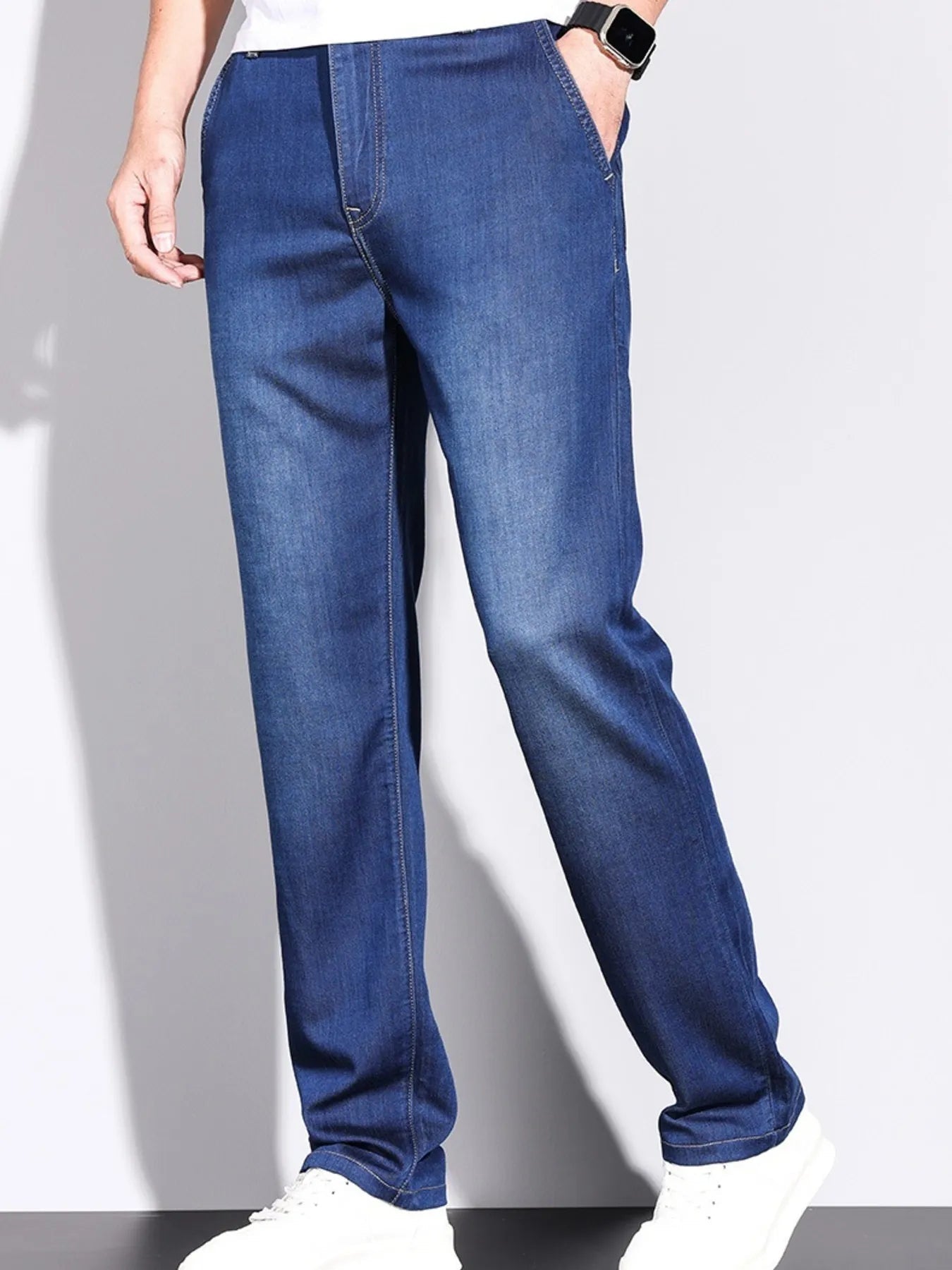 Men's Straight Leg Jeans - Casual Fit Clothes