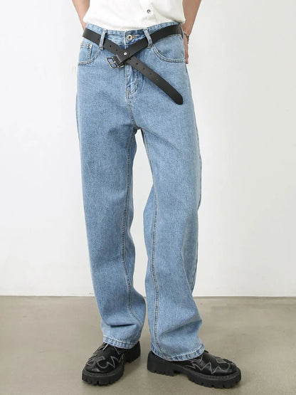 Men's Straight Leg Jeans - Casual Fit Clothes