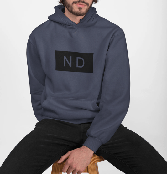 Mens Street Style ND Hooded Sweatshirt - Casual Fit Clothes
