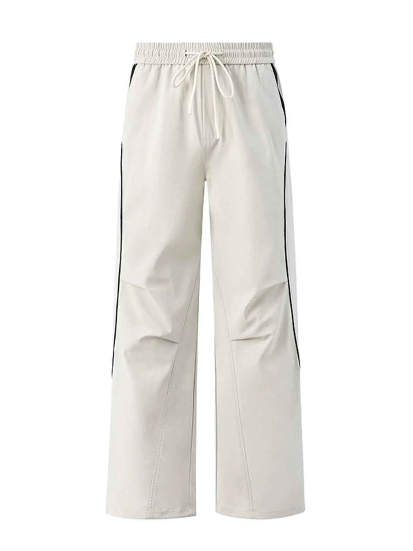 Men's Stripe Wide Leg Cargo Pants - Casual Fit Clothes