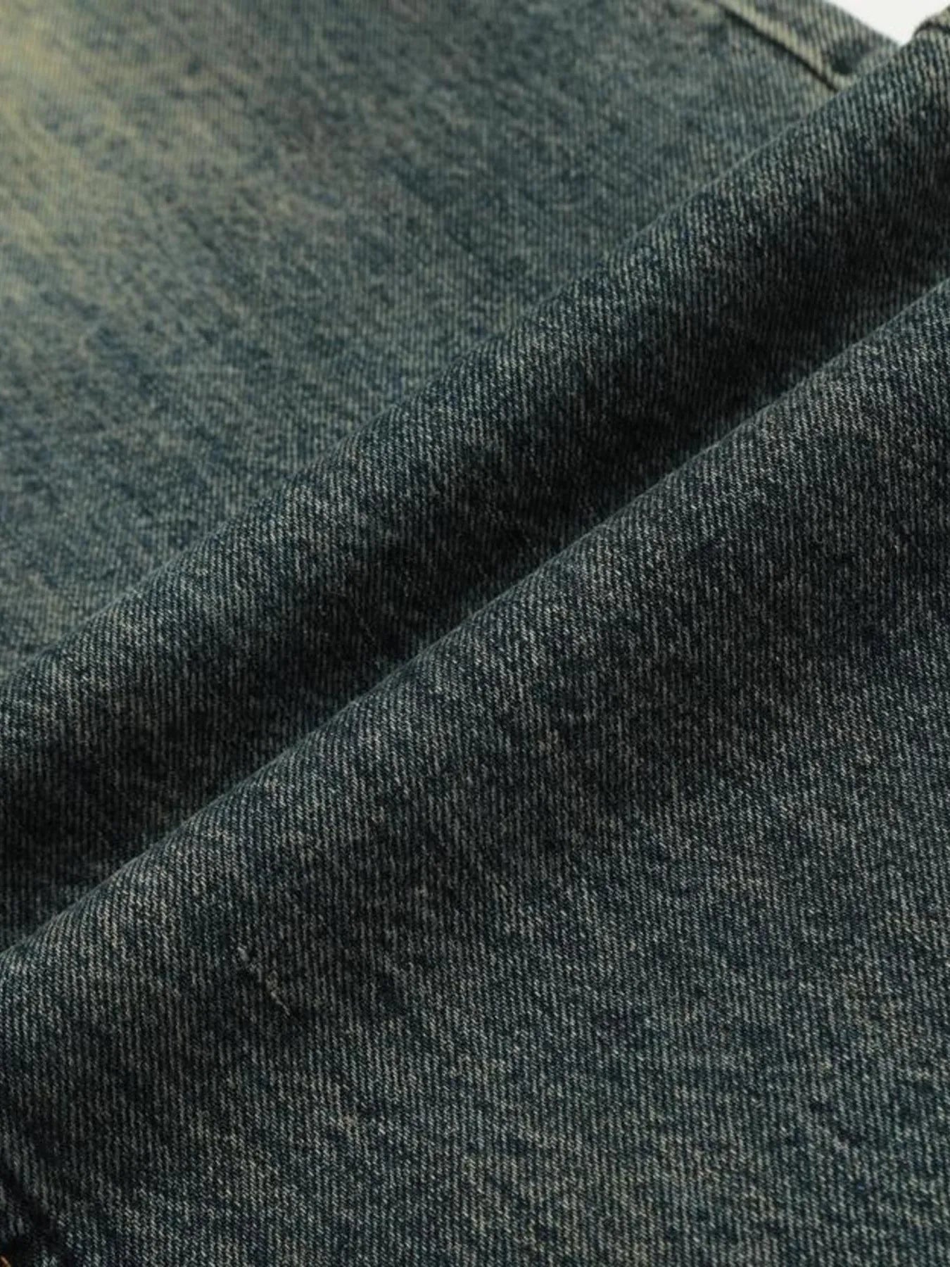 Men's Vintage Distressed Flare Jeans - Casual Fit Clothes