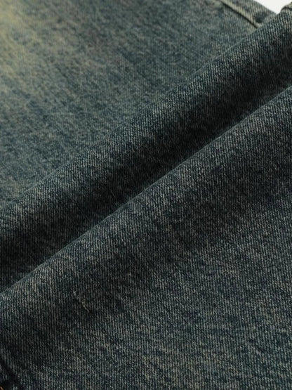 Men's Vintage Distressed Flare Jeans - Casual Fit Clothes