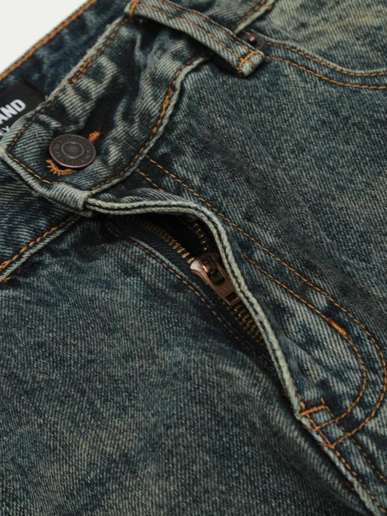 Men's Vintage Distressed Flare Jeans - Casual Fit Clothes