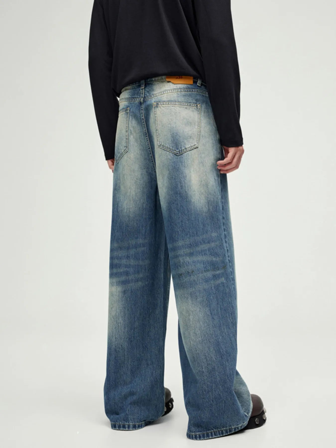 Men's Wide Leg Jeans - Casual Fit Clothes
