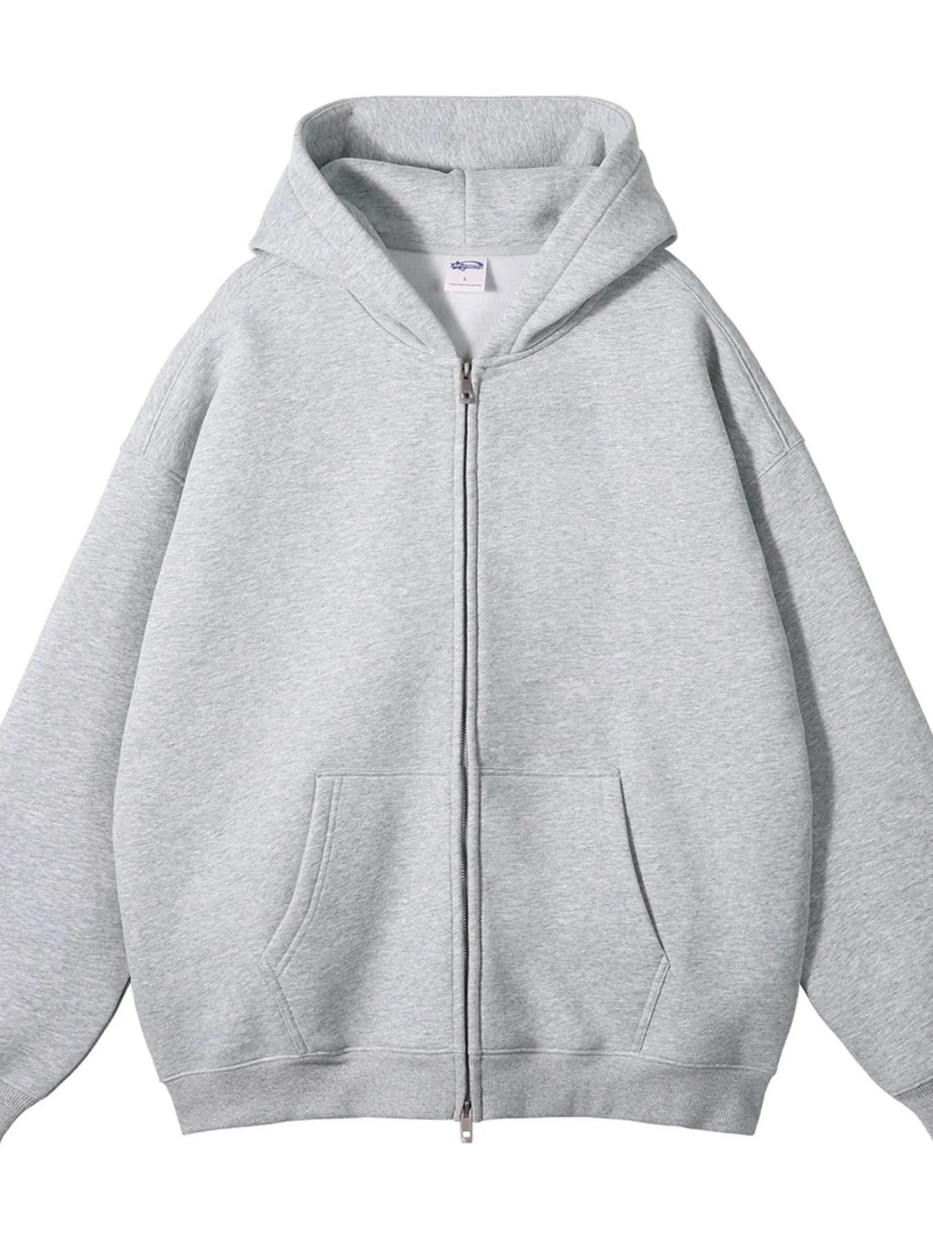 Men's Zip - Up Fleece Hoodie - Casual Fit Clothes